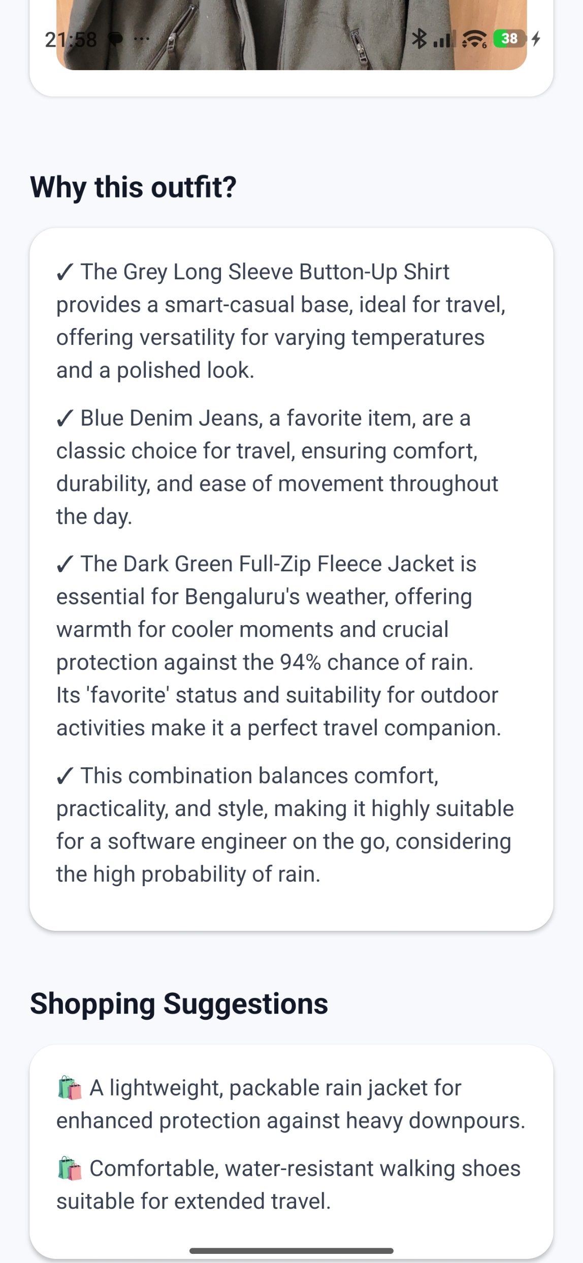 ClothMatics App Screenshot 2